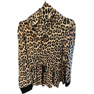 Sold-NWT Kate spade blouse with hood size M